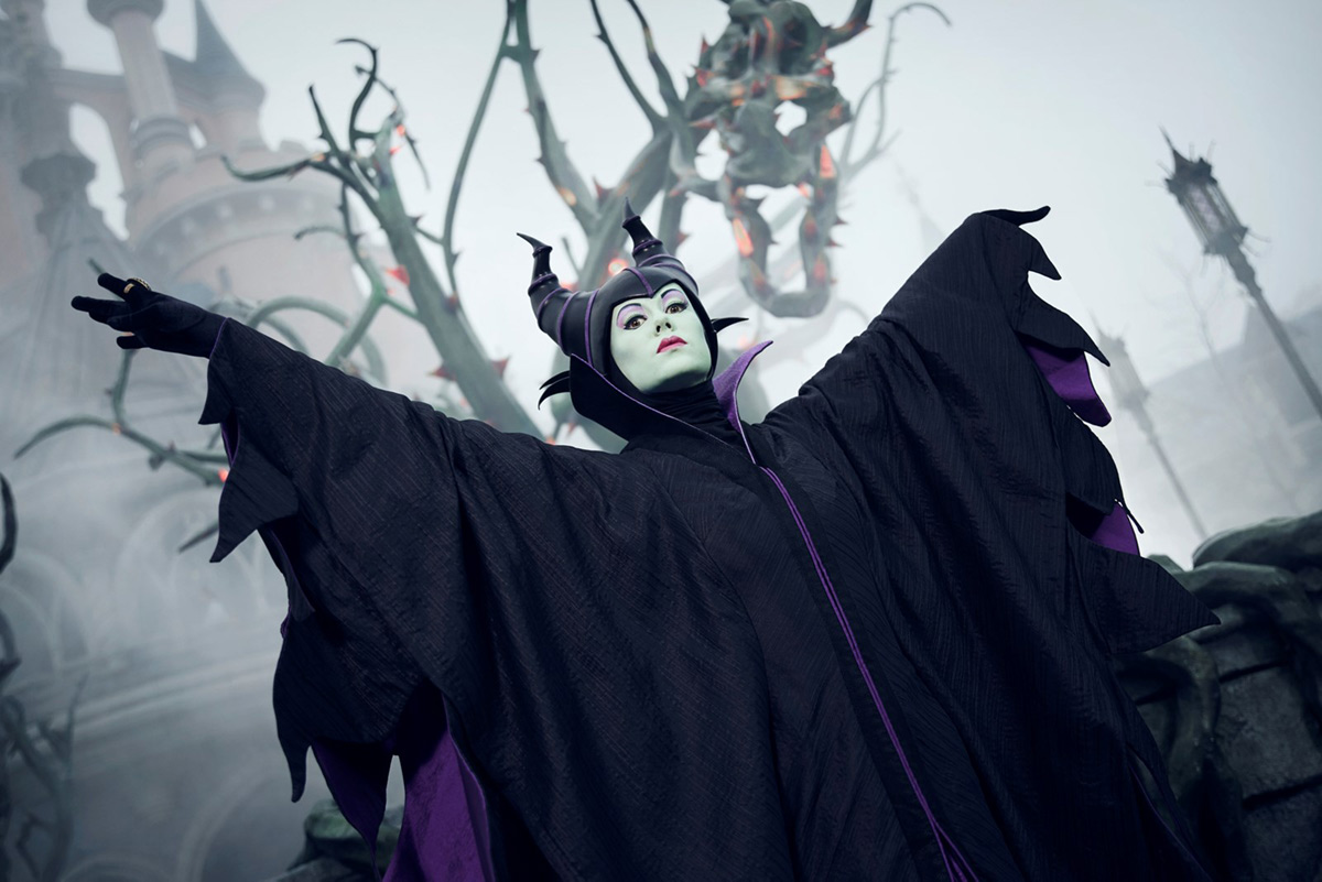 Maleficent at Disney Halloween Festival Disneyland Park